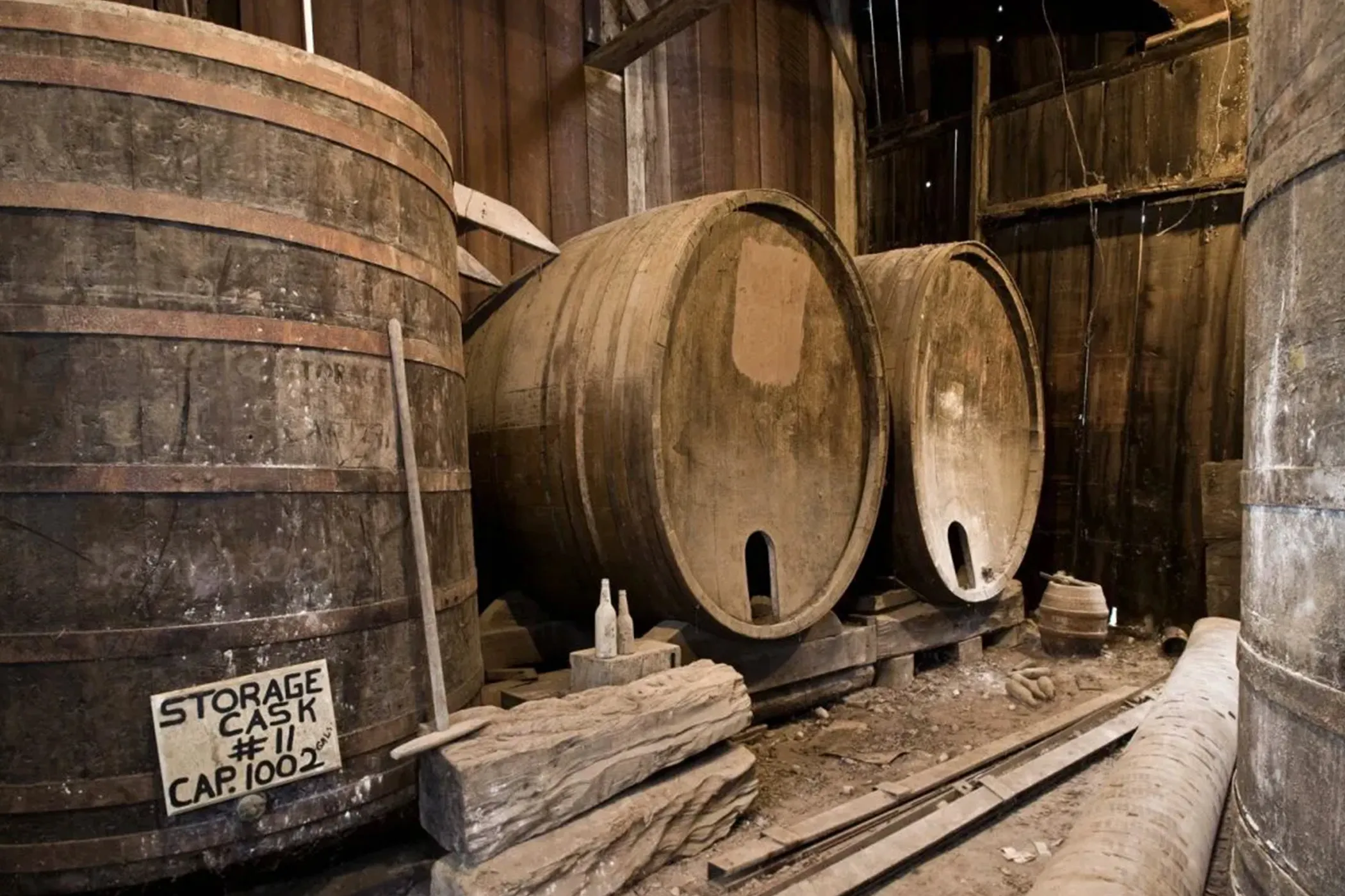 History-Russian-River-Valley Old wine barrels