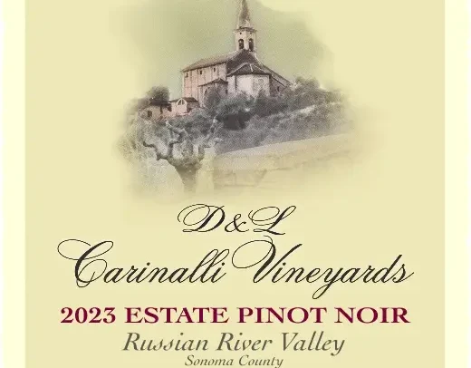 D & L Carinalli Vineyards Front Label