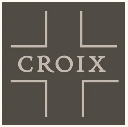 Croix with cross CMYK (002) (002) (006) – Bradley Adler Croix Estate logo