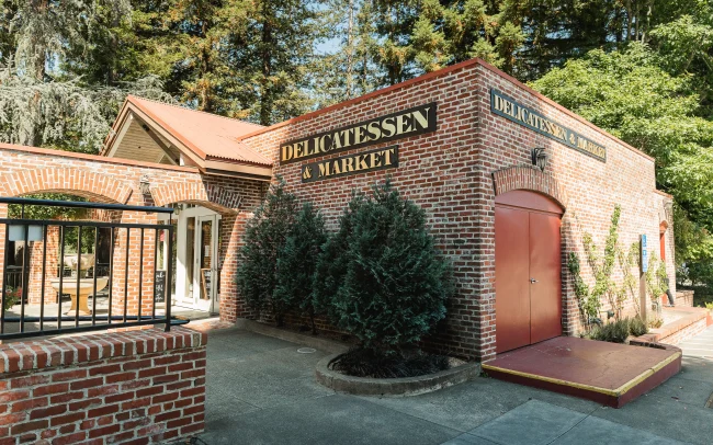 Exterior of Korbel Champagne Cellars