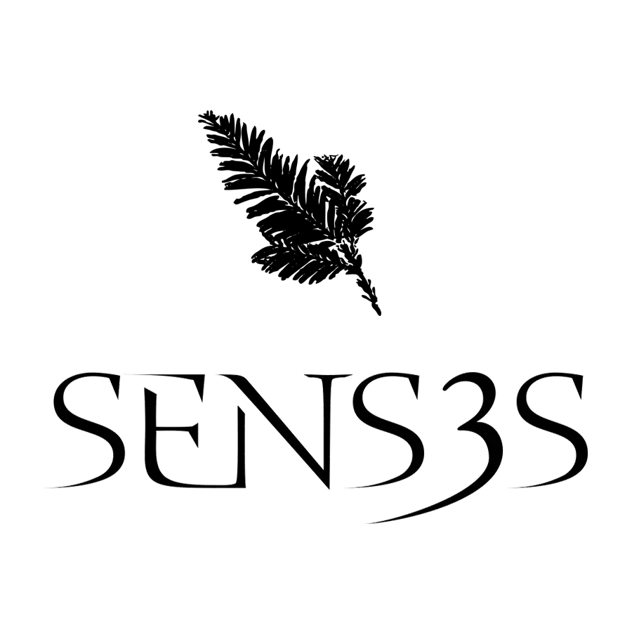 SENS3S Logo plus leaf (TIFF) – Christopher L. Strieter Senses Wines logo
