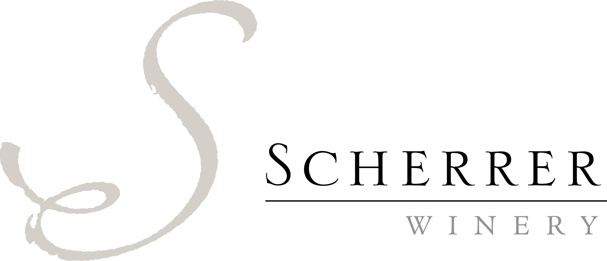 SCH-logo-BW-solid-3000px transparent – Judi Scherrer Scherrer Winery logo