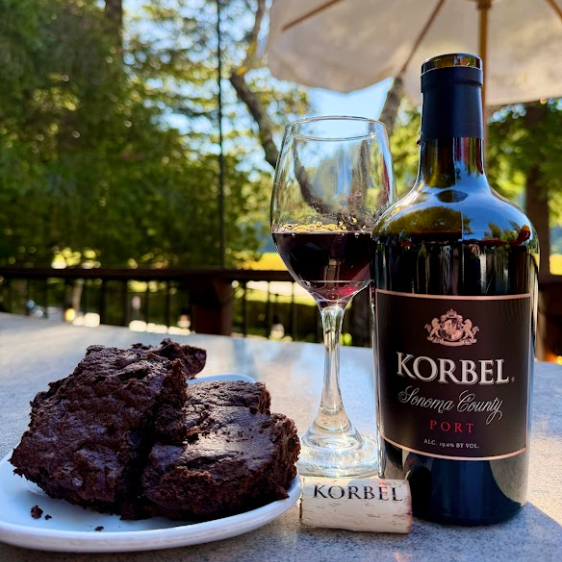 KORBEL PORT PERFECT BROWNIES