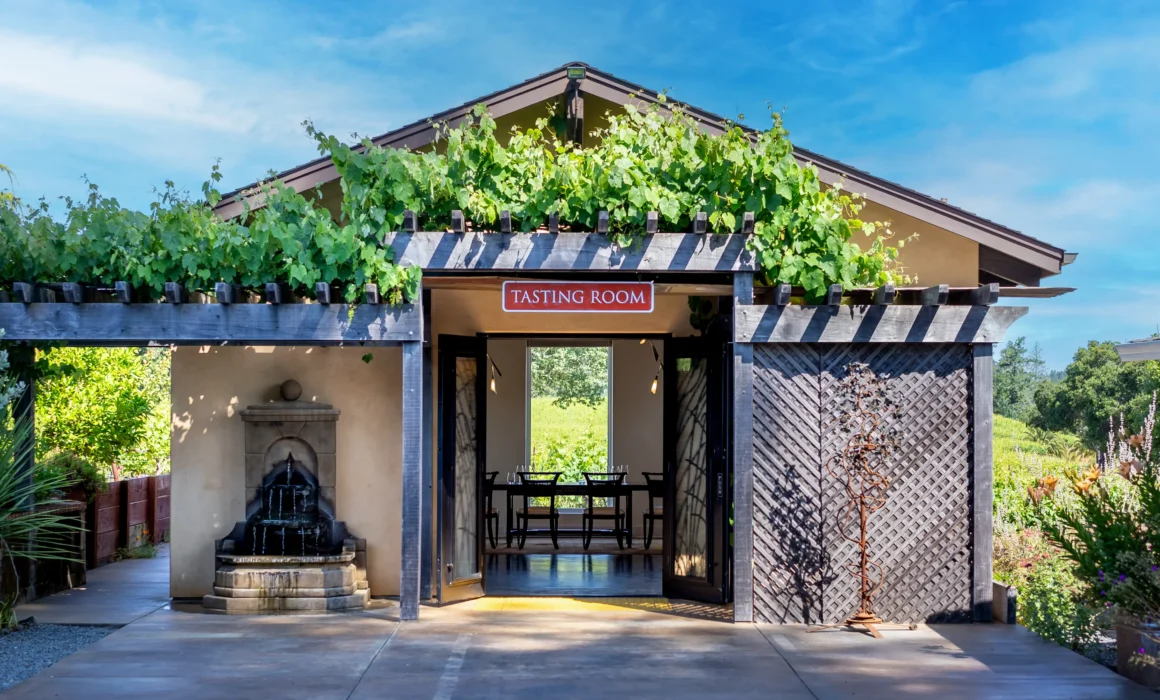 Exterior of Square Peg tasting room